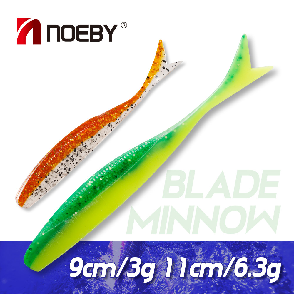 Fishing Lure Blade Bait - NOEBY 소프트 루어 블레이드 미노우 9cm