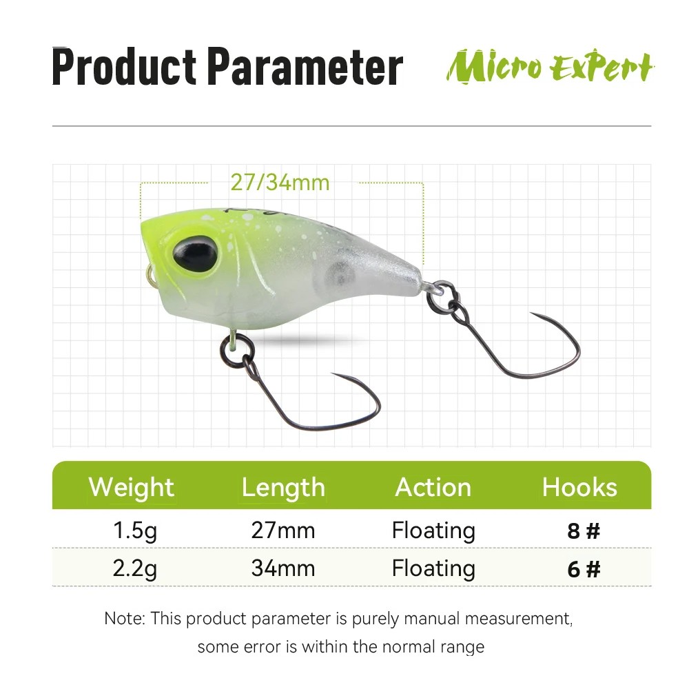 킹덤 마이크로 전문가 탑워터 포퍼 1.5g 2.2g 2 - Fishing Lure Popper 리뷰 및 가격