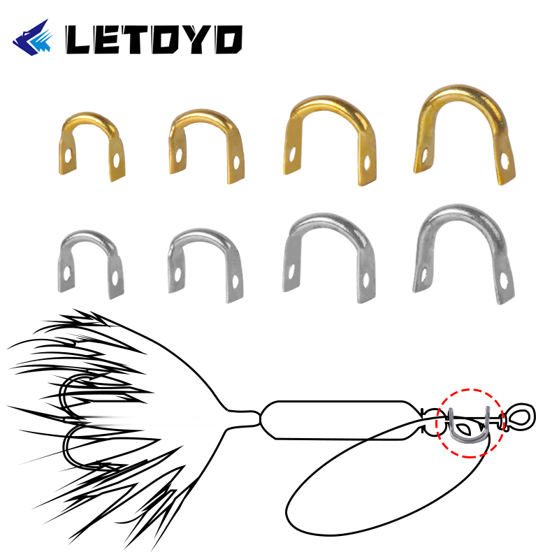 LETOYO 100pcs 접힌 Clevises 숟가락  - Fishing Lure Spinner 리뷰 및 가격