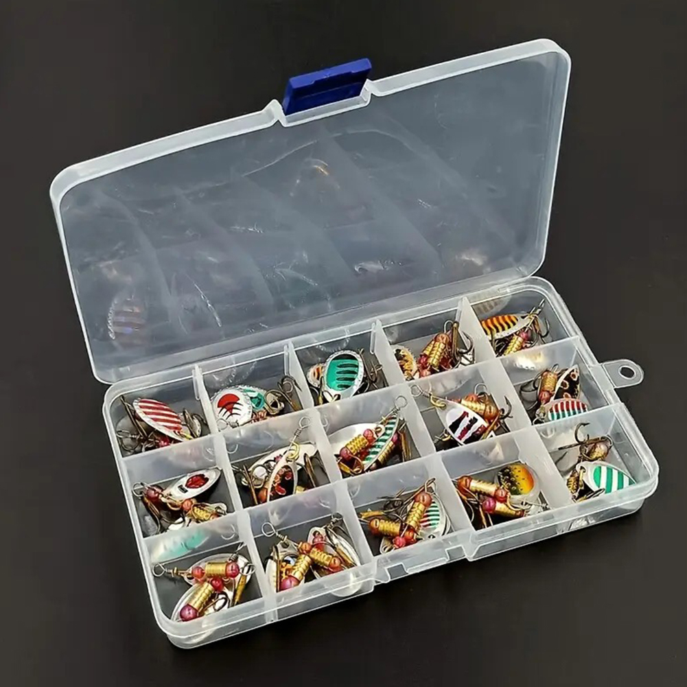 30개 금속 스푼 스피너 낚시 루어 트레블 훅 스푼베이 - Fishing Lure Spinner 리뷰 및 가격
